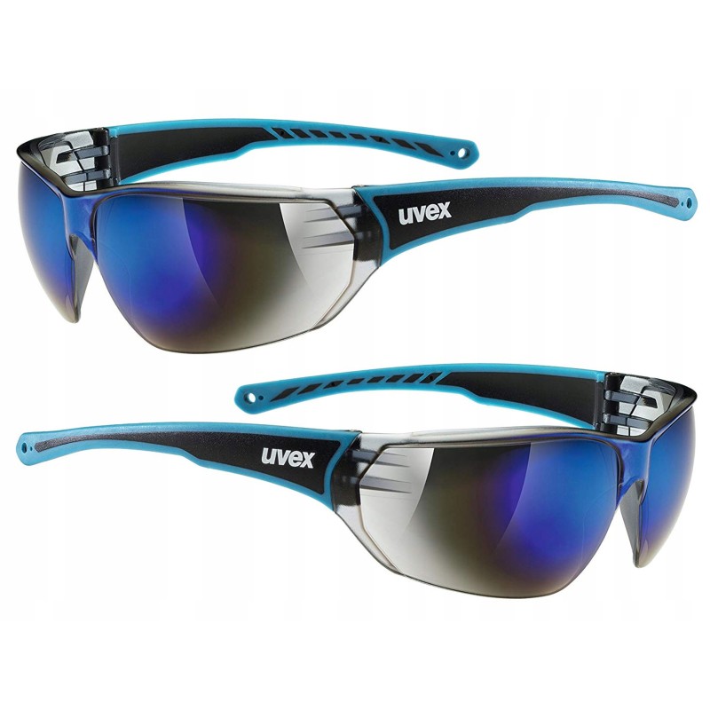 Outlet Okulary przeciwsłoneczne sportowe Uvex Sportstyle204 niebieskie OPIS