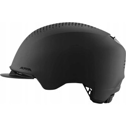 Kask Alpina Idol Fahrradhelm Górski 55-59 cm czarny mat PC LED twarda skoru