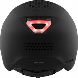 Kask Alpina Idol Fahrradhelm Górski 55-59 cm czarny mat PC LED twarda skoru