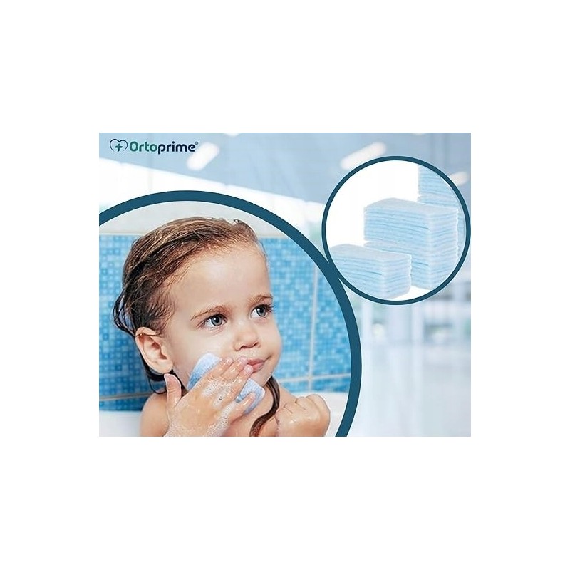 Jednorazowe mydlane gąbki dla dzieci i dorosłych 24szt dla wrażliwej skóry