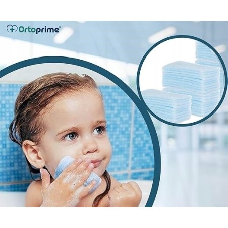 Jednorazowe mydlane gąbki dla dzieci i dorosłych 24szt dla wrażliwej skóry