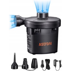 Outlet AstroAI B211 Elektryczna pompa powietrza do materacy moc 60W DC 12V