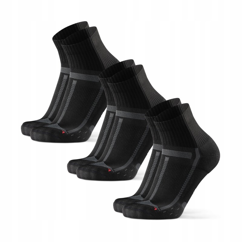 Outlet Danish Endurance 3 pary Skarpetki czarny r. 43-47 oddychające