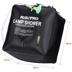 Outlet Risepro prysznic solarny 40L zaawansowana głowica prysznicowa PCV