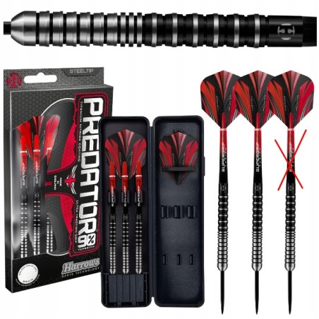 Rzutki Harrows Predator 90% Steeltip 25 gR z wolframu uniwersalne OPIS