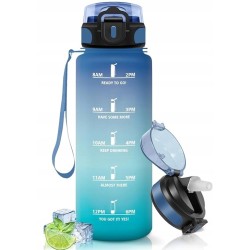 Butelka na napoję Motswedi 1500 ml bez BPA ze słomką szczelna motywacyjna