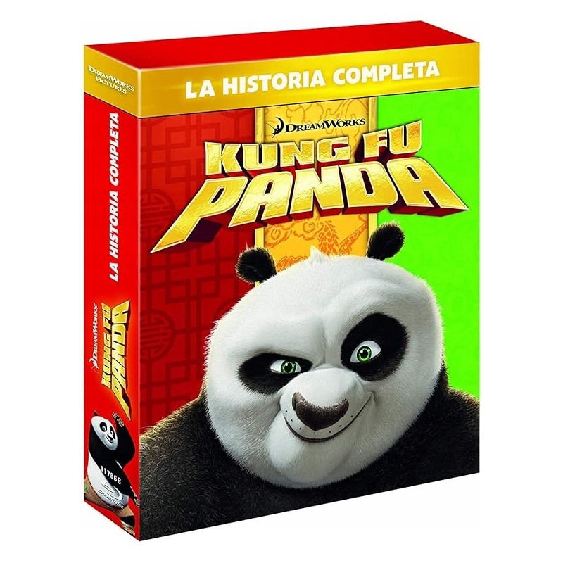 Outlet Kung Fu Panda część 1-3 płyta DVD Dreamworks angielski/hiszpański