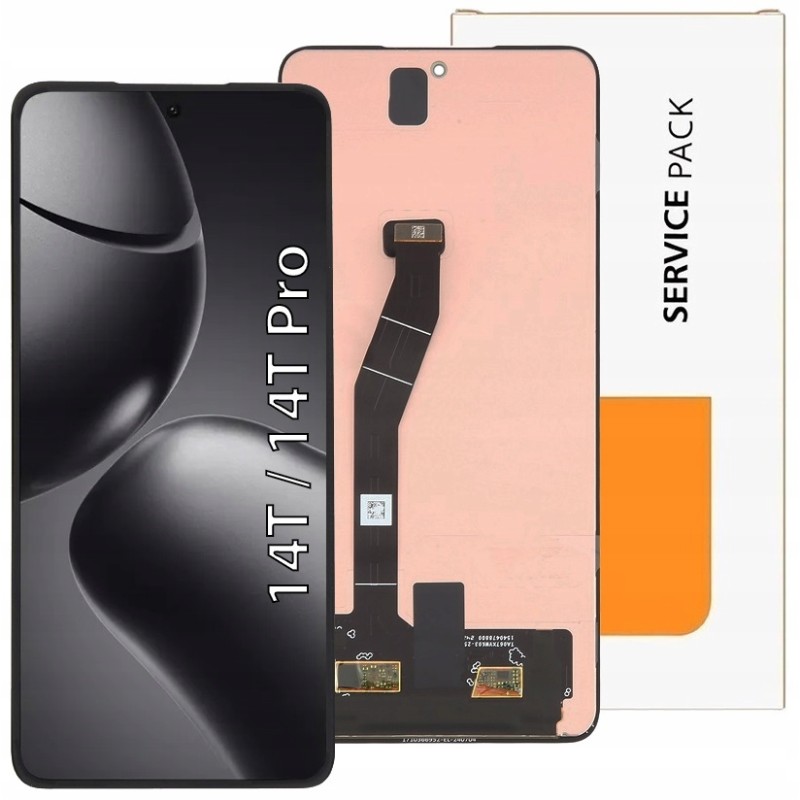 USZKODZONY ORYGINAŁ WYŚWIETLACZ DO XIAOMI 14T / 14T PRO LCD EKRAN 6.67 cali