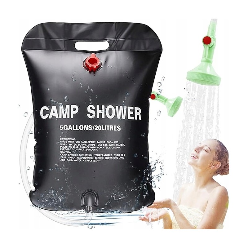 Prysznic ECtury Solar kempingowy przenośny o pojemnośći 20l na kemping OPIS