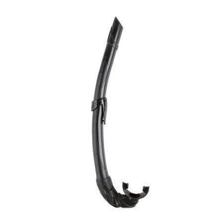 Fajka Cressi Corsica do nurkowania bez zamknięcia czarna miękka i zginana