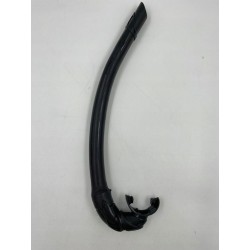 Fajka Cressi Corsica do nurkowania bez zamknięcia czarna miękka i zginana