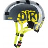 Kask rowerowy dziecięcy Uvex Kid 3 Dirtbike Grey Lime S 51-55cm