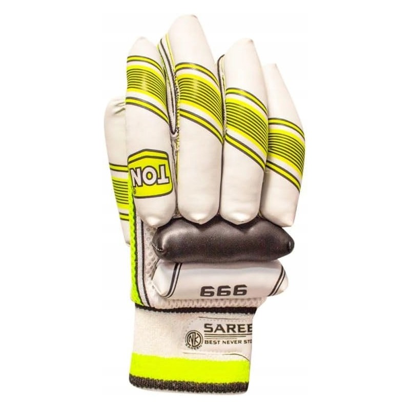 Outlet Rękawice do krykieta juniorskie TON 999 Batting Gloves praworęczne