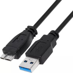 Outlet KABEL PRZEWÓD USB 3.0 A-B MICROUSB B DO DYSKU ZEWNĘTRZNYCH dł. 1.5m