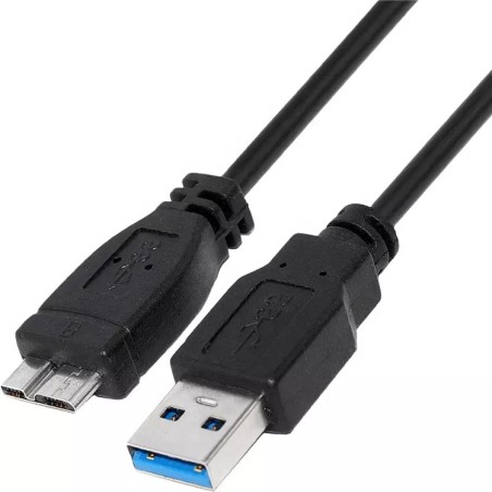 Outlet KABEL PRZEWÓD USB 3.0 A-B MICROUSB B DO DYSKU ZEWNĘTRZNYCH dł. 1.5m