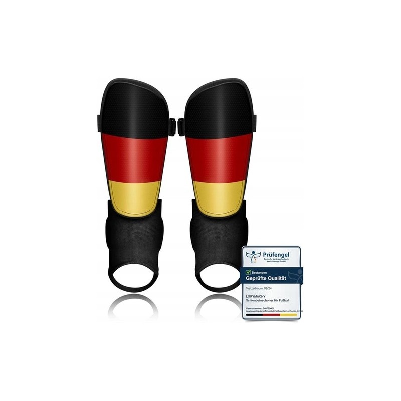 Ochraniacze na golenie do gry w piłkę nożną dla dzieci z wkładką EVA