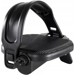 MVTEK Pedały do roweru stacjonarnego 12 mm z nylonu regulowane czarne