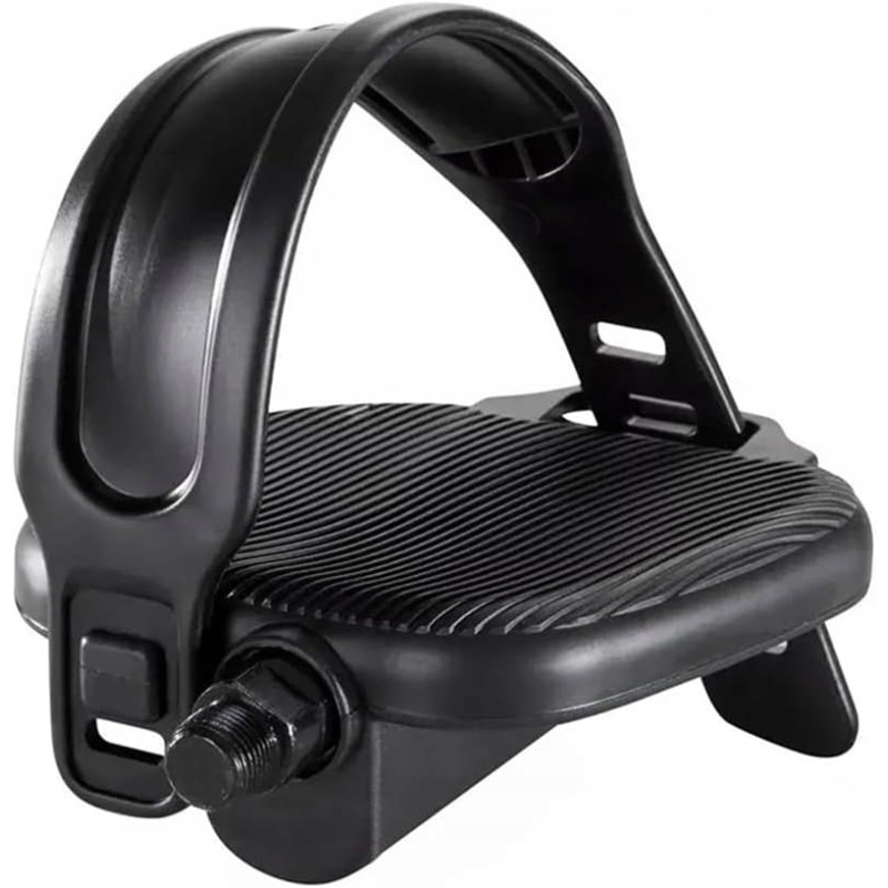 MVTEK Pedały do roweru stacjonarnego 12 mm z nylonu regulowane czarne