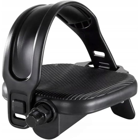 MVTEK Pedały do roweru stacjonarnego 12 mm z nylonu regulowane czarne