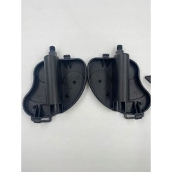 MVTEK Pedały do roweru stacjonarnego 12 mm z nylonu regulowane czarne