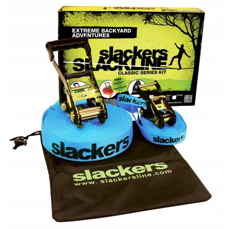 Slackers USA zestaw do Slackline Classic 15m z dodatkową Teaching Line