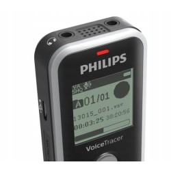 Outlet Dyktafon Philips DVT1250 8 GB zasilanie bateryjne wyświetlacz LCD