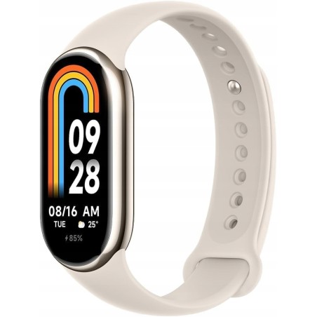 Outlet Smartband Xiaomi Band 8 złoty wyświetlacz AMOLED 190 MAh OPIS