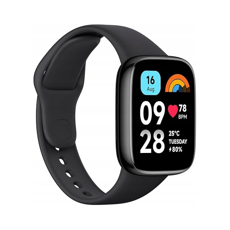 USZKODZONY Smartwatch Xiaomi Redmi Watch 3 Active czarny Bluetooth OPIS