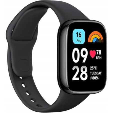 USZKODZONY Smartwatch Xiaomi Redmi Watch 3 Active czarny Bluetooth OPIS
