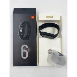 USZKODZONY Smartband Xiaomi Mi Band 6 czarny pulsometr Bluetooth OPIS