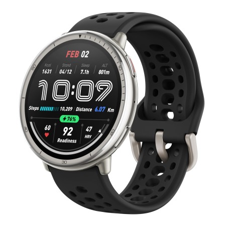 USZKODZONY Smartwatch Amazfit Active 2 czarny Bluetooth 270 mAh pulsometr