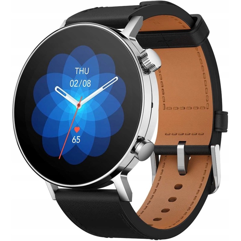 USZKODZONY Smartwatch Amazfit GTR 3 Pro czarny Bluetooth 450 mAh pulsometr