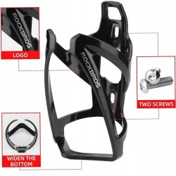 Outlet Koszyk uchwyt na bidon do roweru elastyczny TPU Rockbros czarny