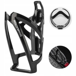 Outlet Koszyk uchwyt na bidon do roweru elastyczny TPU Rockbros czarny