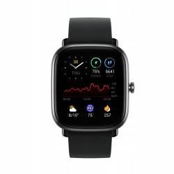 Outlet Smartwatch Amazfit GTS 2 Mini czarny bluetooth pulsometr żyroskop