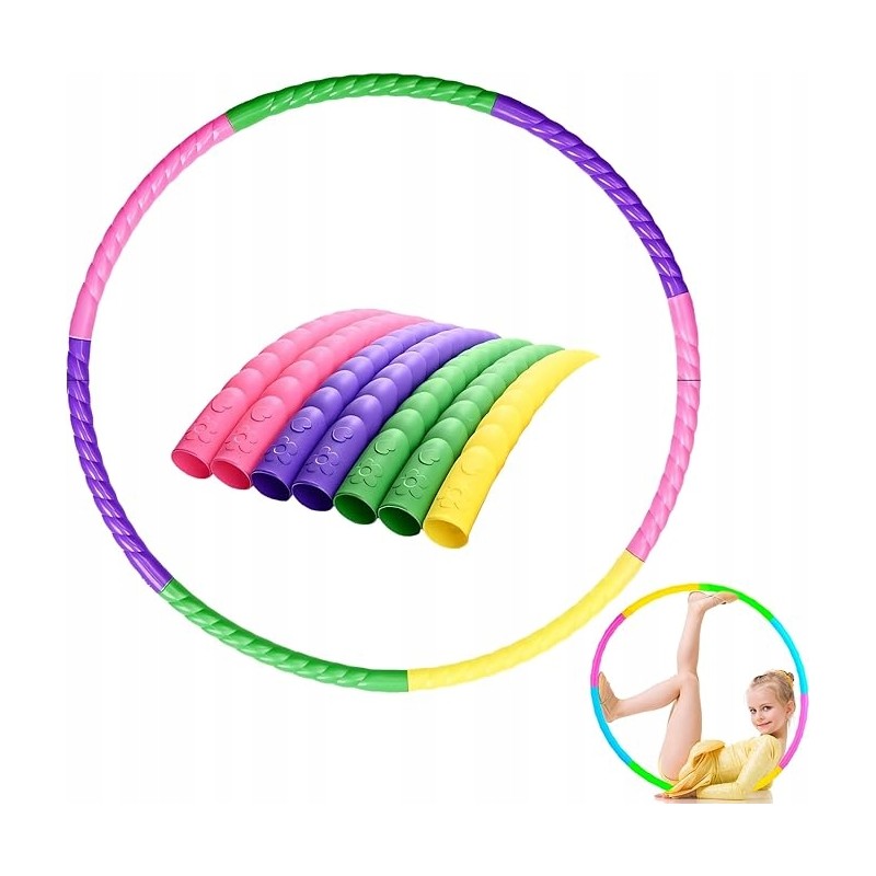 FENGCHUANG Hula Hoop kolorowe dla dzieci do ćwiczeń gimnastyki OPIS