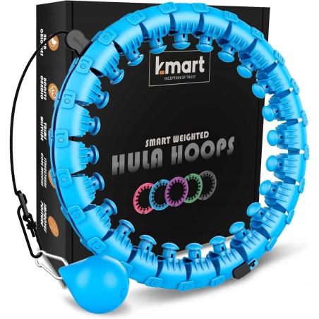 Outlet Hula hop z wypustkami K-MART niebieski OPIS