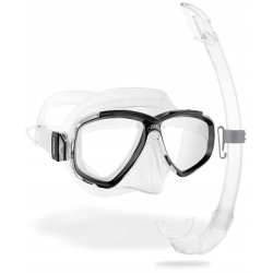 Outlet Zestaw do nurkowania Cressi maska + fajka bezbarwny OPIS