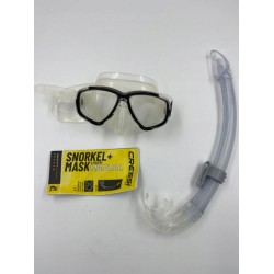 Outlet Zestaw do nurkowania Cressi maska + fajka bezbarwny OPIS