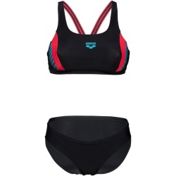 Outlet Kostium dwuczęściowy Arena 38 czarny ochrona UV UPF 50+ rozciągliwe