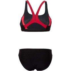 Outlet Kostium dwuczęściowy Arena 38 czarny ochrona UV UPF 50+ rozciągliwe