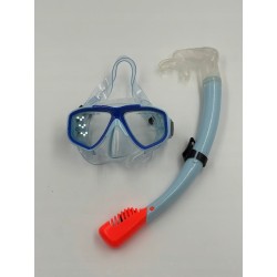 Outlet KUYOU Zestaw do nurkowania dziecięcy maska z rurką Dry Top Anti-Fog