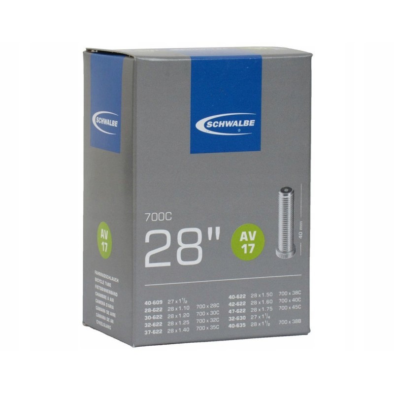 Dętka Schwalbe 28x1,10-1,75 47-622/635 wentyl samochodowy AV17 dł. 40mm