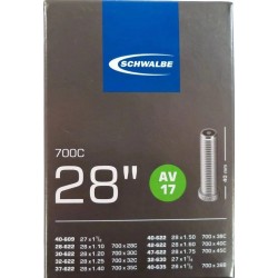 Dętka Schwalbe 28x1,10-1,75 47-622/635 wentyl samochodowy AV17 dł. 40mm