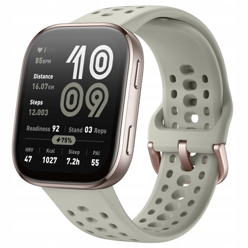 USZKODZONY Smartwatch Amazfit Bip 6 szary Bluetooth 340 mAh pulsometr OPIS