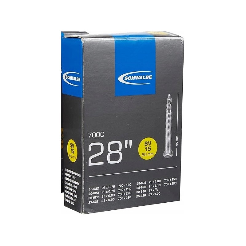 Outlet Dętka BOX Schwalbe 28" 28/47-622/635 Presta SV17 wentyl 60 mm