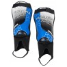 Wygodne ochraniacze piszczeli z pianką na goleń Hudora rozmiar S niebieski