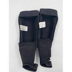 Wygodne ochraniacze piszczeli z pianką na goleń Hudora rozmiar S niebieski