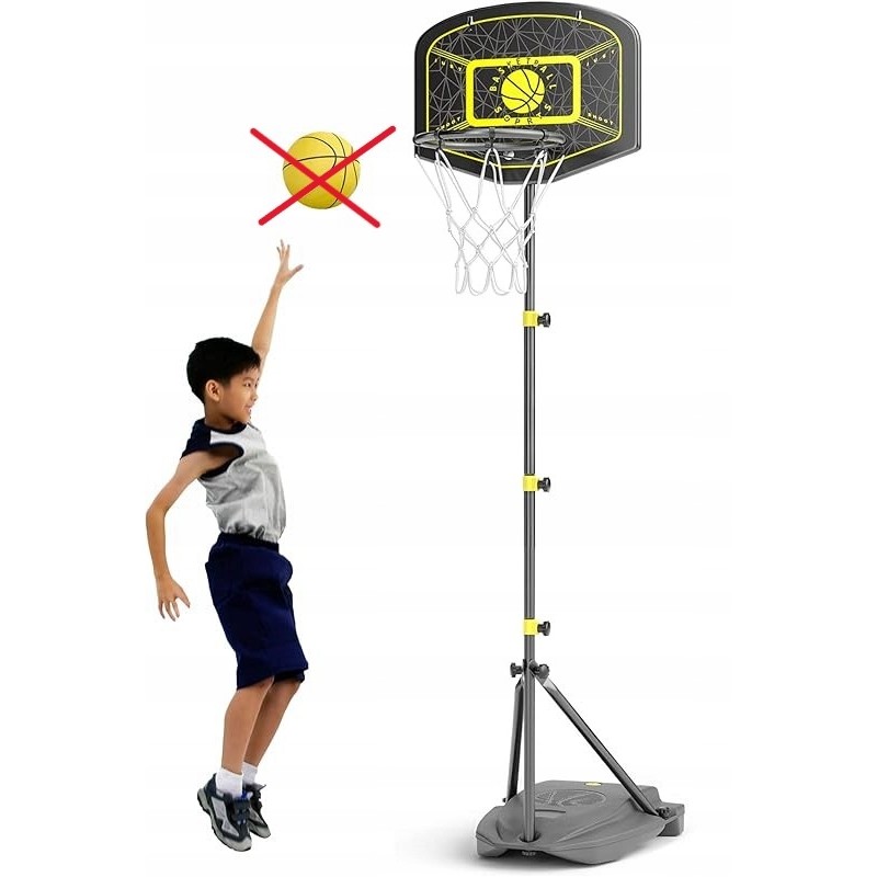 Outlet Kosz do koszykówki dla dzieci regulowana wysokość 110-190 cm OPIS