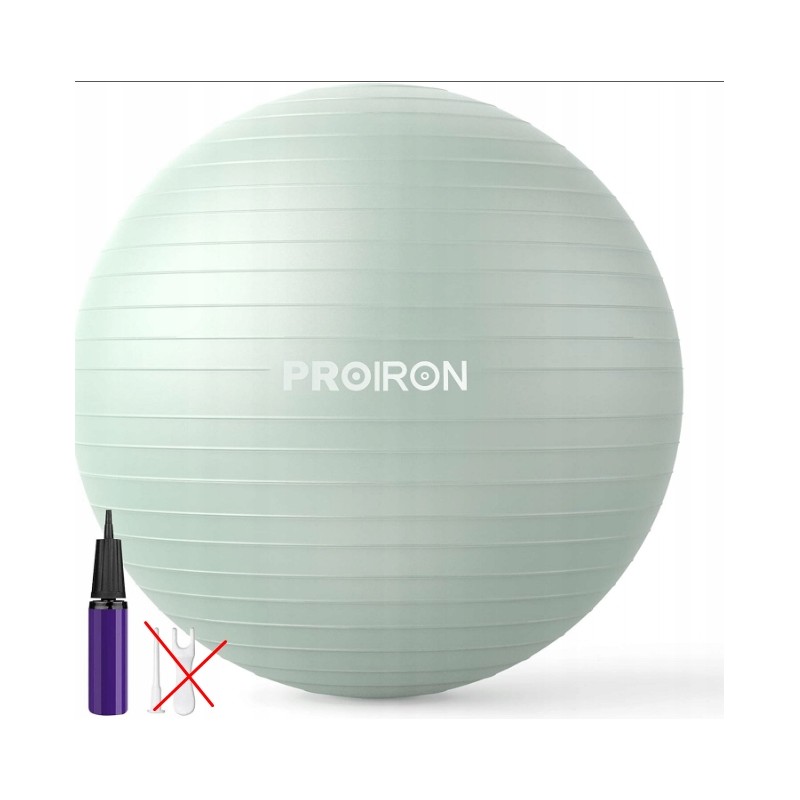 Outlet Piłka do ćwiczeń antypoślizgowa do jogi z szybką pompką PROIRON